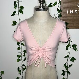 Pacsun Pink Cinch Top